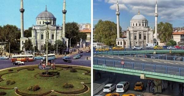 Мечеть Лалели, Стамбул, Турция (1960 и 2020 годы)