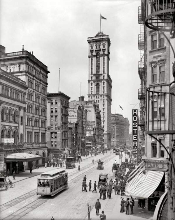 Таймс-сквер, Нью-Йорк, 1905 год