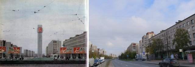 Народная улица1978 и 2020 год.