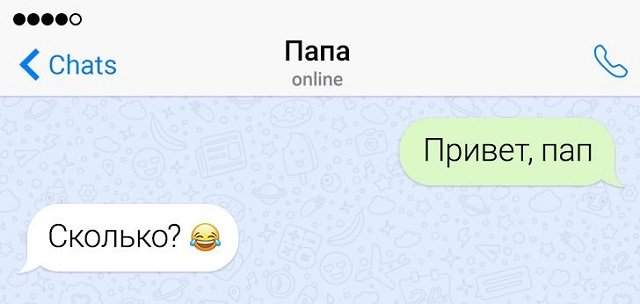 Подборка забавных переписок с отцами Подборка забавных переписок с отцами