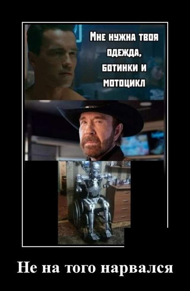 Демотиватор про Терминатора