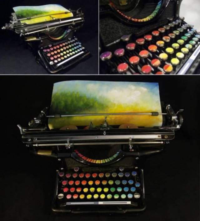 Печатная машинка для рисования
