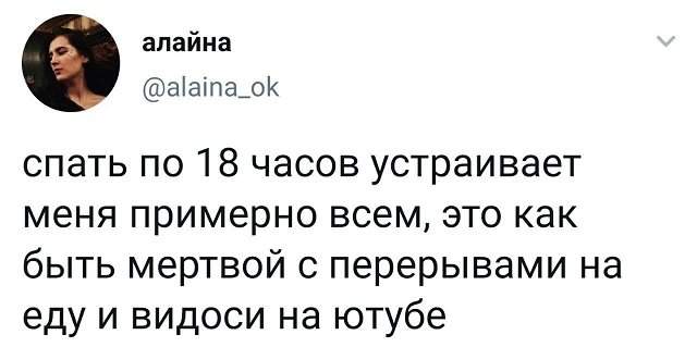 твит про сон