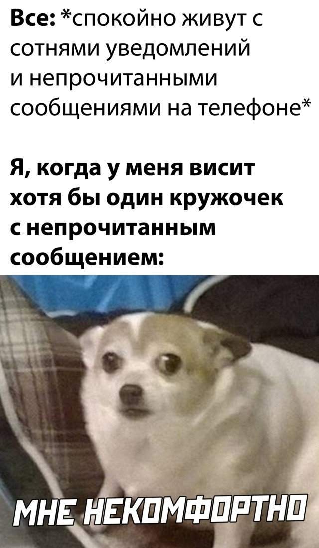 Не могу жить с непрочитанными сообщениями