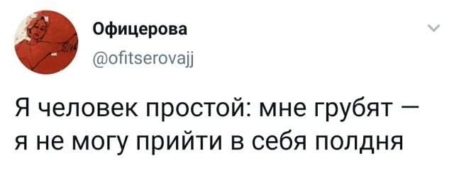 твит про грубость