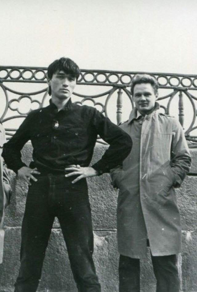 Виктор Цой и Олег Валинский, 1981 год, Ленинград