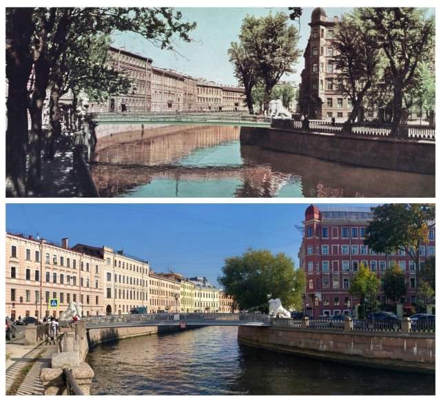 Канал Грибоедова.1963 и 2020 год.