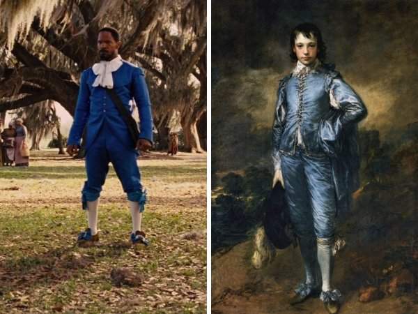 «Джанго освобождённый», Квентин Тарантино, 2012 год — «Голубой мальчик», Томас Гейнсборо, 1770 год
