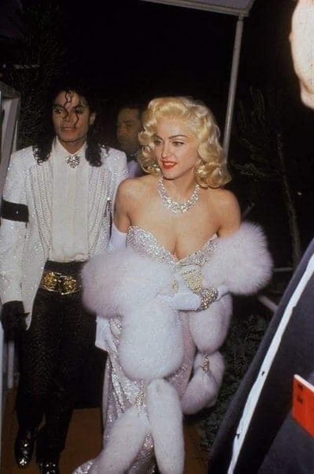 Майкл Джексон и Мадонна на церемонии вручения &quot;Оскара&quot; в 1991 году.