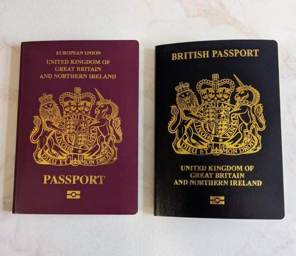 Паспорт до и после Брексита