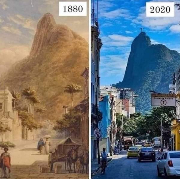 Рио-де-Жанейро тогда и сейчас
