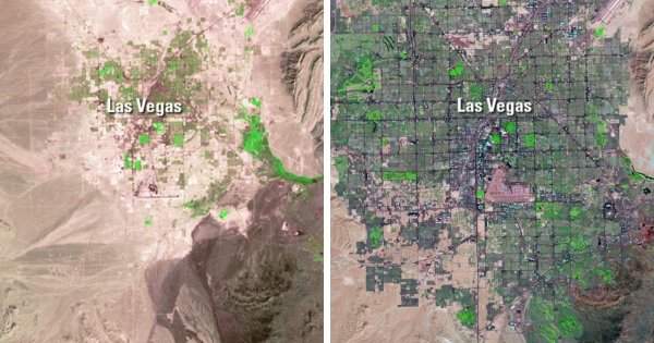 Рост города Лас-Вегас