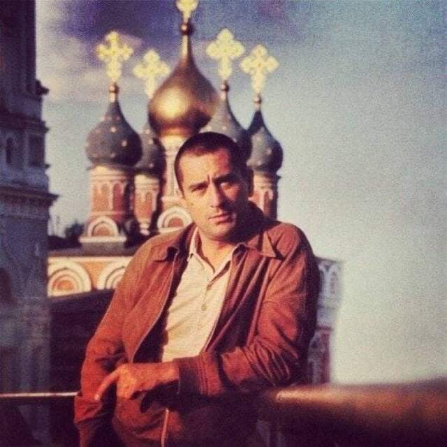Молодой Роберт Де Ниро в Москве, 1980-ые