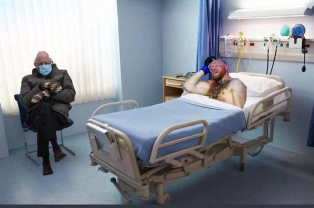 конор в больнице