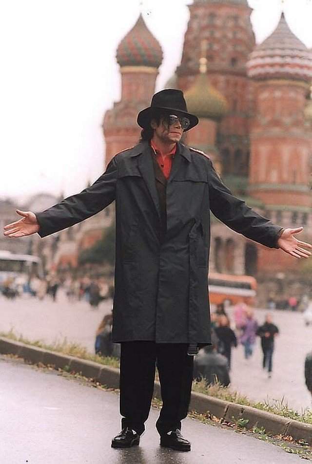 Майкл Джексон на Красной Площади., 1993