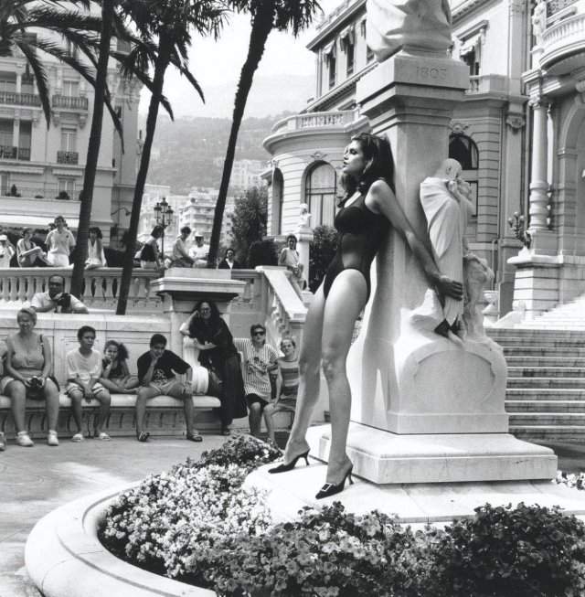 Синди Кроуфорд в Монте Карло, 1991 год.