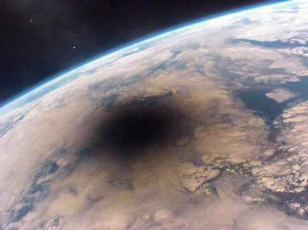 Солнечное затмение глазами космонавтов с МКС