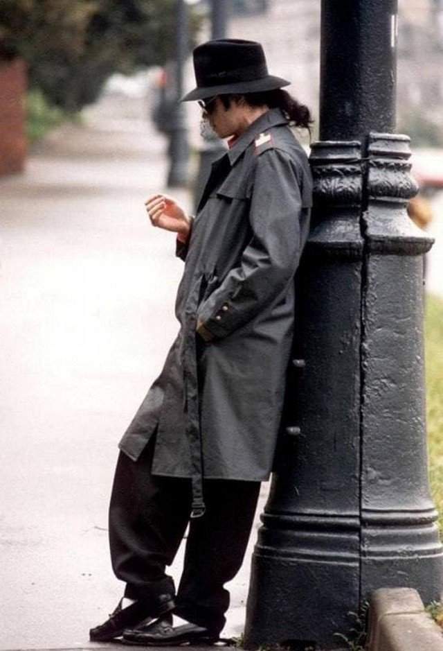 Майкл Джексон в Москве. Снимок сделан во время его первого визита в Россию, 1993 год.