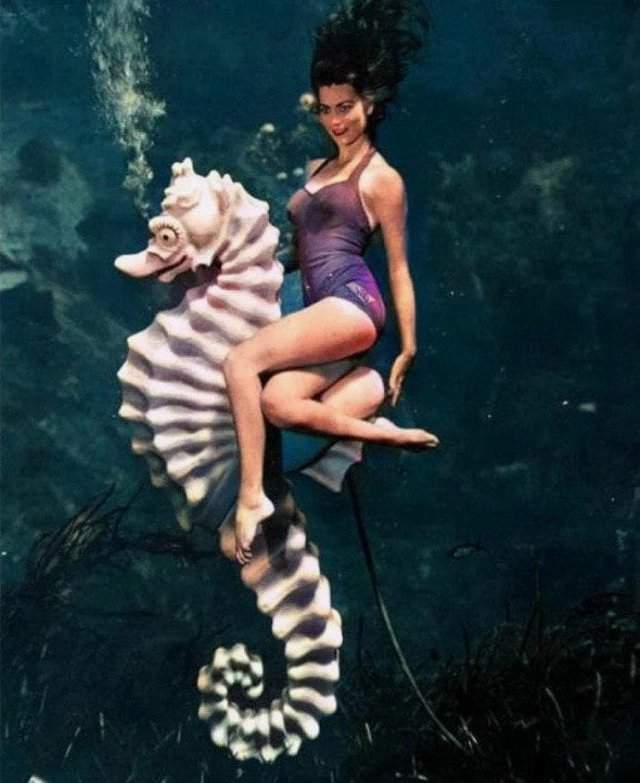 Майами. 1938 год. Одна из первых в истории фотографий, снятая под водой.