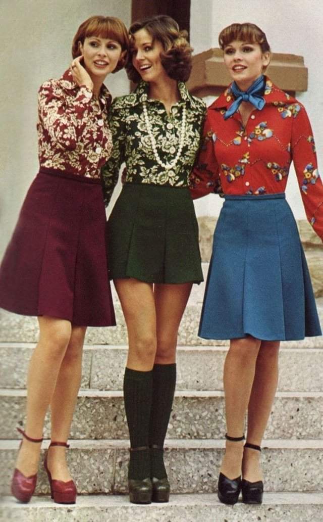 Модницы, 1970-е.