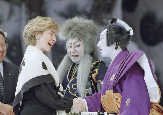 Хиллари Клинтон в Токио, Япония, 1993 год.