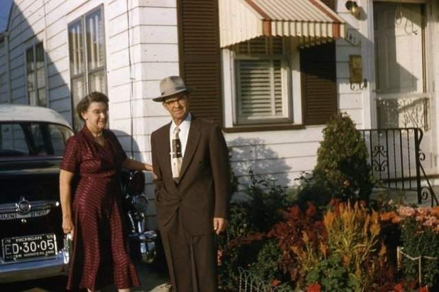 Пожилая пара из Детройта, середина 1950-х.