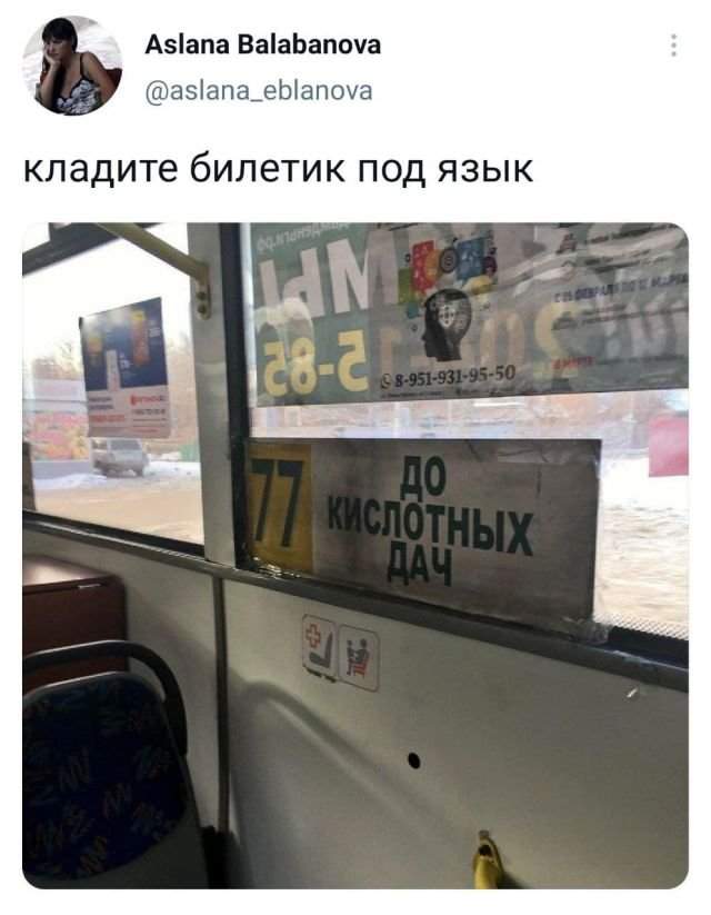 твит про билет