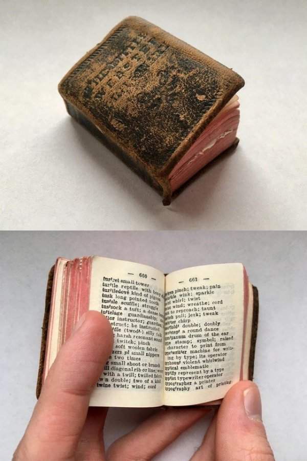 Крошечный старинный словарь моего дедушки