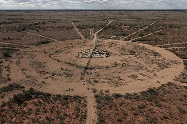 Полигон испытания ядерного оружия в Маралинге, Южная Австралия