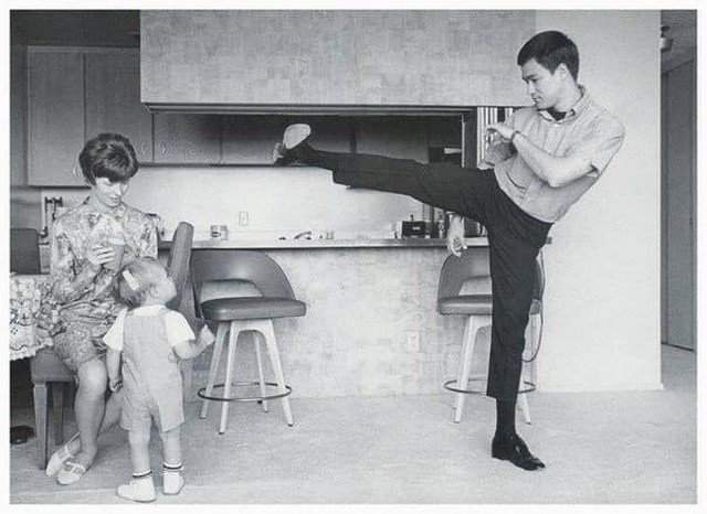 Брюc Ли и Брэндoн Ли, 1966 год