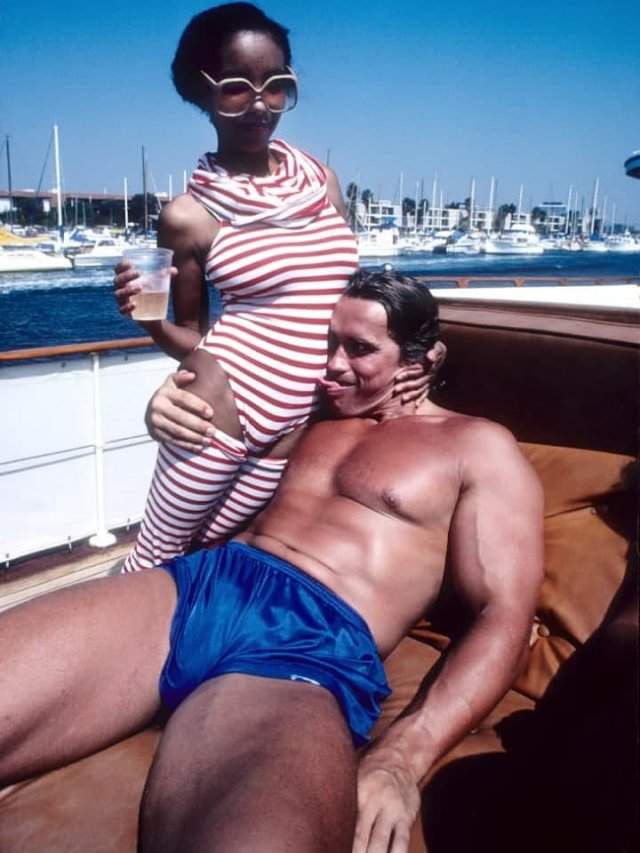 Вечеринка на яхте в Марина-дель-Рей, Лос-Анджелес, 1977 год.