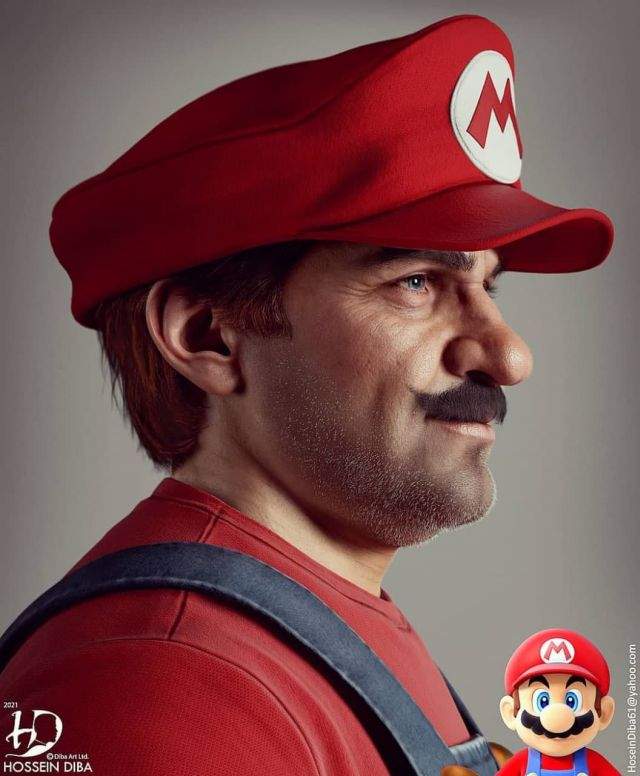 Супер Марио с современной графикой