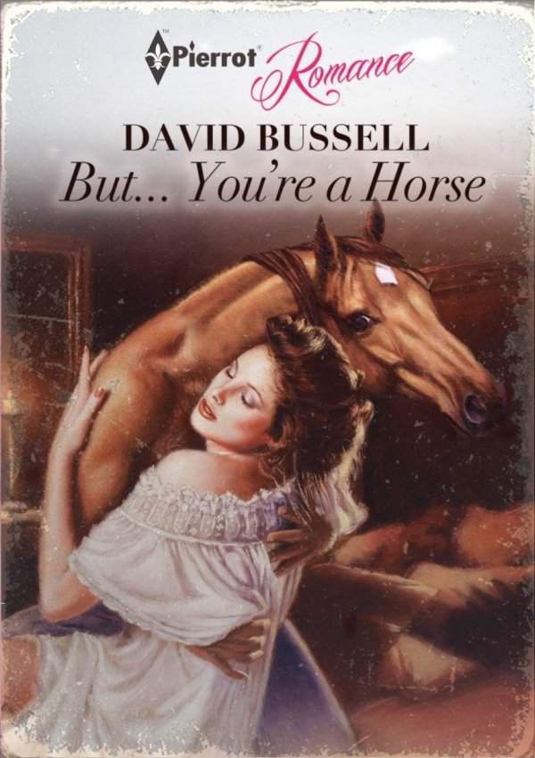 Какое название, такая и обложка: &quot;Но… ты же лошадь&quot;