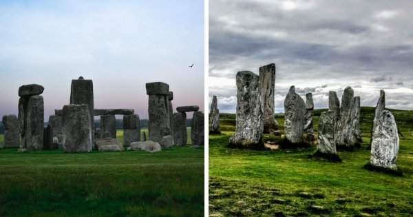 Стоунхендж (Великобритания) и камни Калланиша (Шотландия)