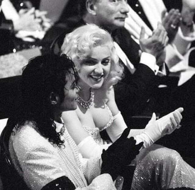 Майкл Джексон и Мадонна на вручении премии Оскар, 1991 г.