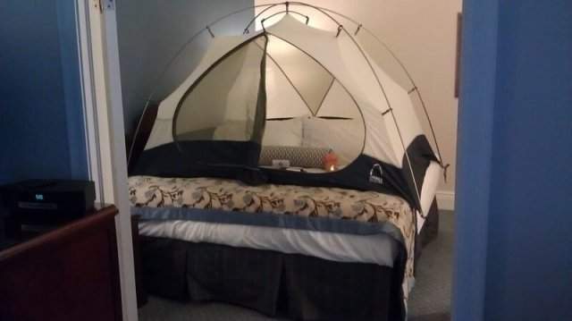 палатка в номере