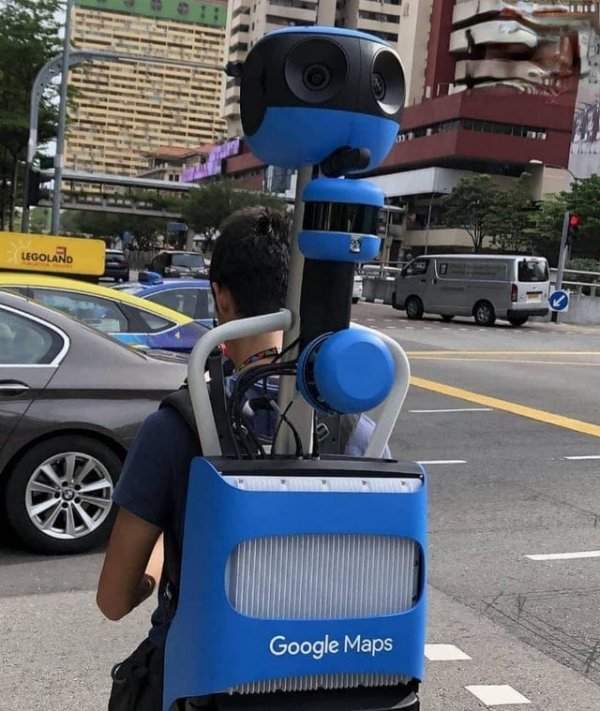 Устройство, которое снимает улицы для Google Maps