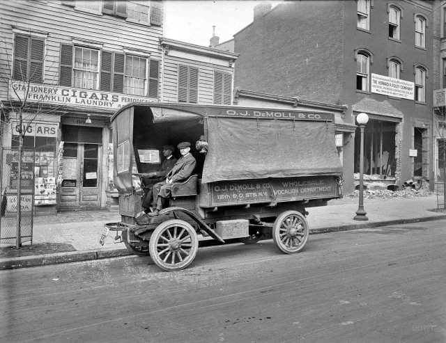 Грузовик O.J. DeMoll Co., Вашингтон, округ Колумбия, 1920 год