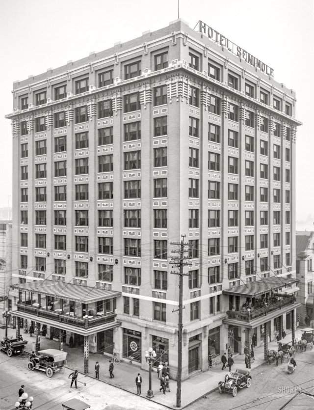 Отель Семинол в Джексонвилле, Флорида, 1910 год.