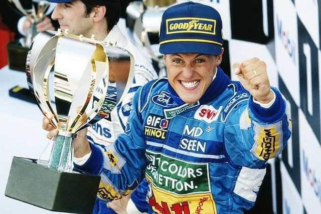 Михаэль Шумахер стал чемпионом мира формулы 1, 1994 год.