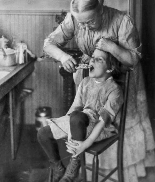 Домашняя стоматология, в начале 20 века.