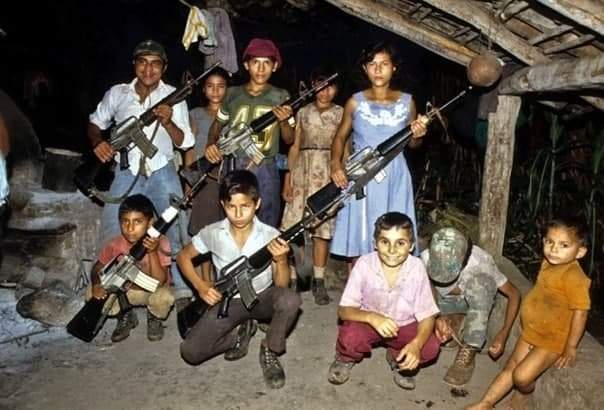 Дети-партизаны Сальвадора. 1984 г.