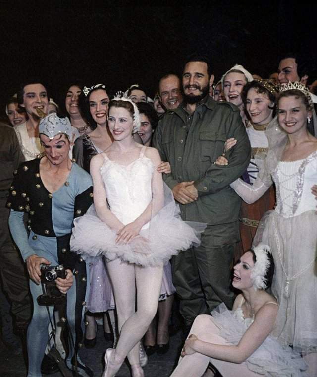 Визит в СССР лидера кубинской революции Фиделя Кастро. Большой театр, 1963 год