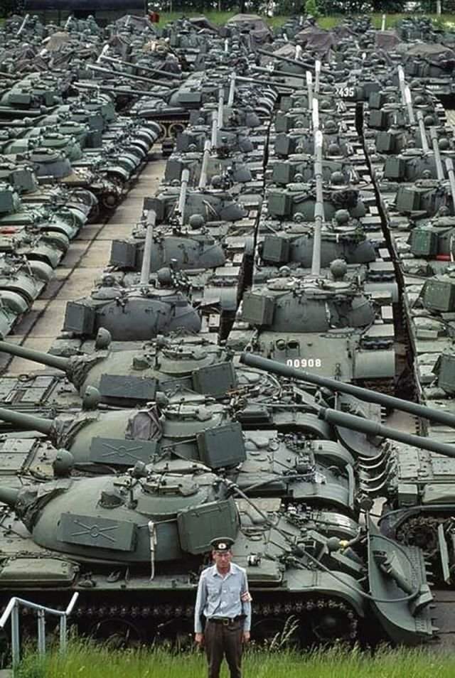 Танки Т-55 народной национальной армии ГДР