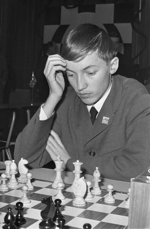 16-летний Анатолий Карпов, на чемпионате Европы по шахматам среди юниоров в Гронингене, 27 декабря 1967 года.