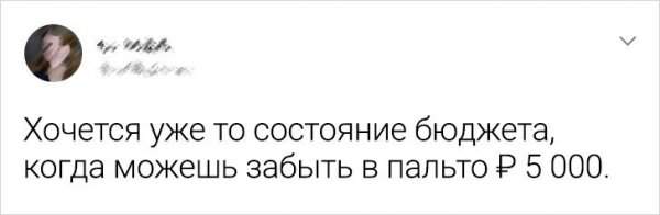 Подборка забавных твитов о богатстве и достатке