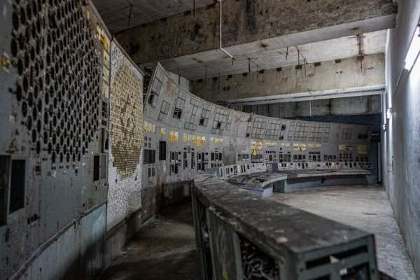 Диспетчерская Чернобыльской АЭС в марте 2020-го