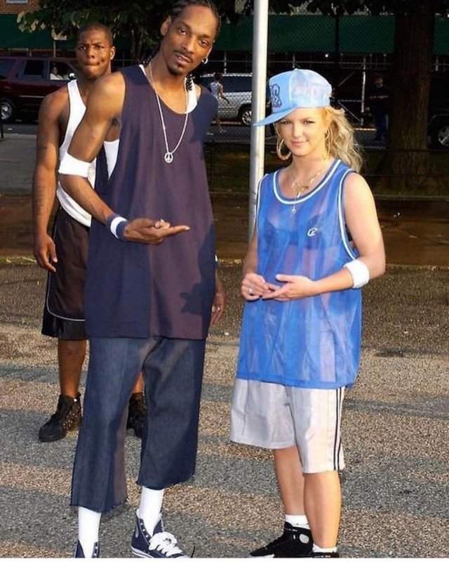 Snoop Dogg и Бритни Спирс, 2004 год.