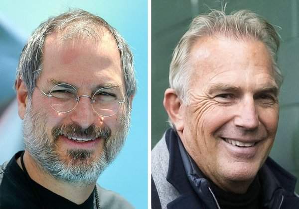 Стив Джобс и Кевин Костнер родились в 1955 году