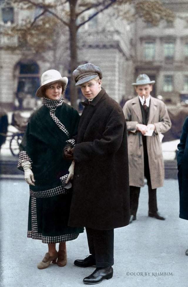 Сергей Есенин и Айседора Дункан. 1922 год.